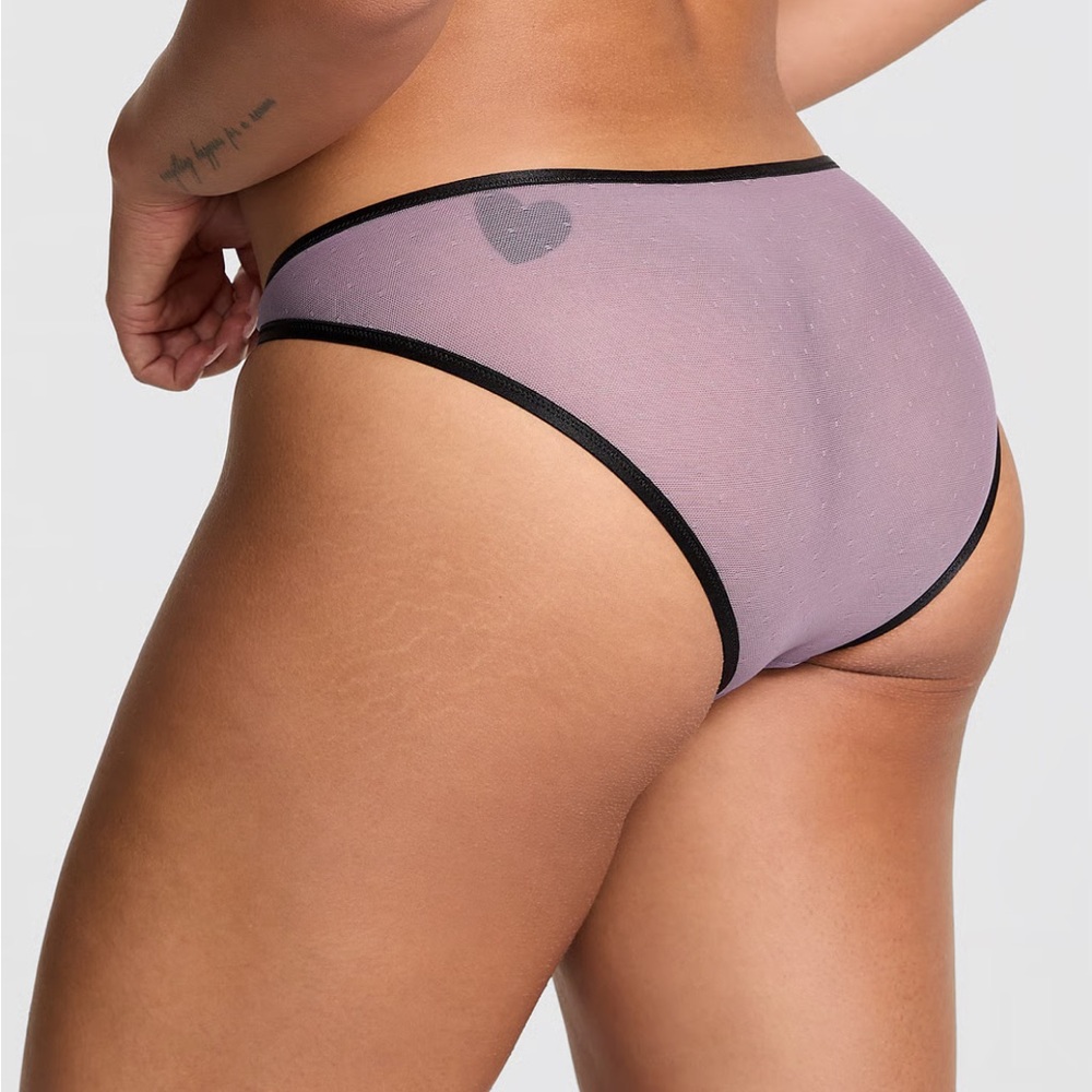NWT PINK Wink Wild Rose Low Rise Cheeky Panty Size L - Picture 3 of 4